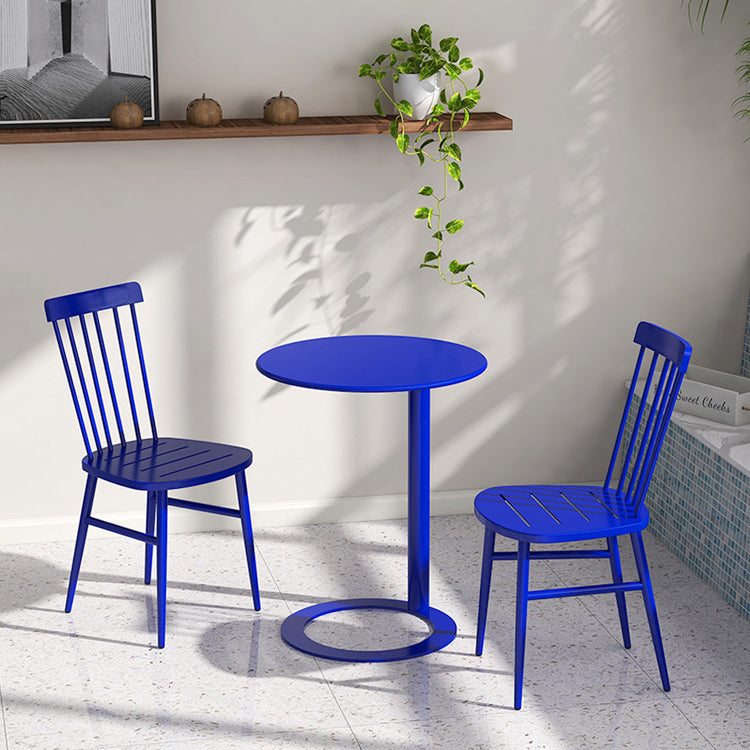 Moderner minimalistischer runder Metall-Beistelltisch für das Wohnzimmer 