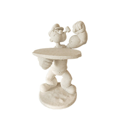 Table basse en fibre de verre au design contemporain de Popeye créatif pour le salon 