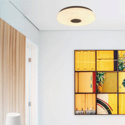 Luz de Montaje Empotrado LED Redonda Blanca Minimalista Moderna con Control Inteligente por APP y Bluetooth 