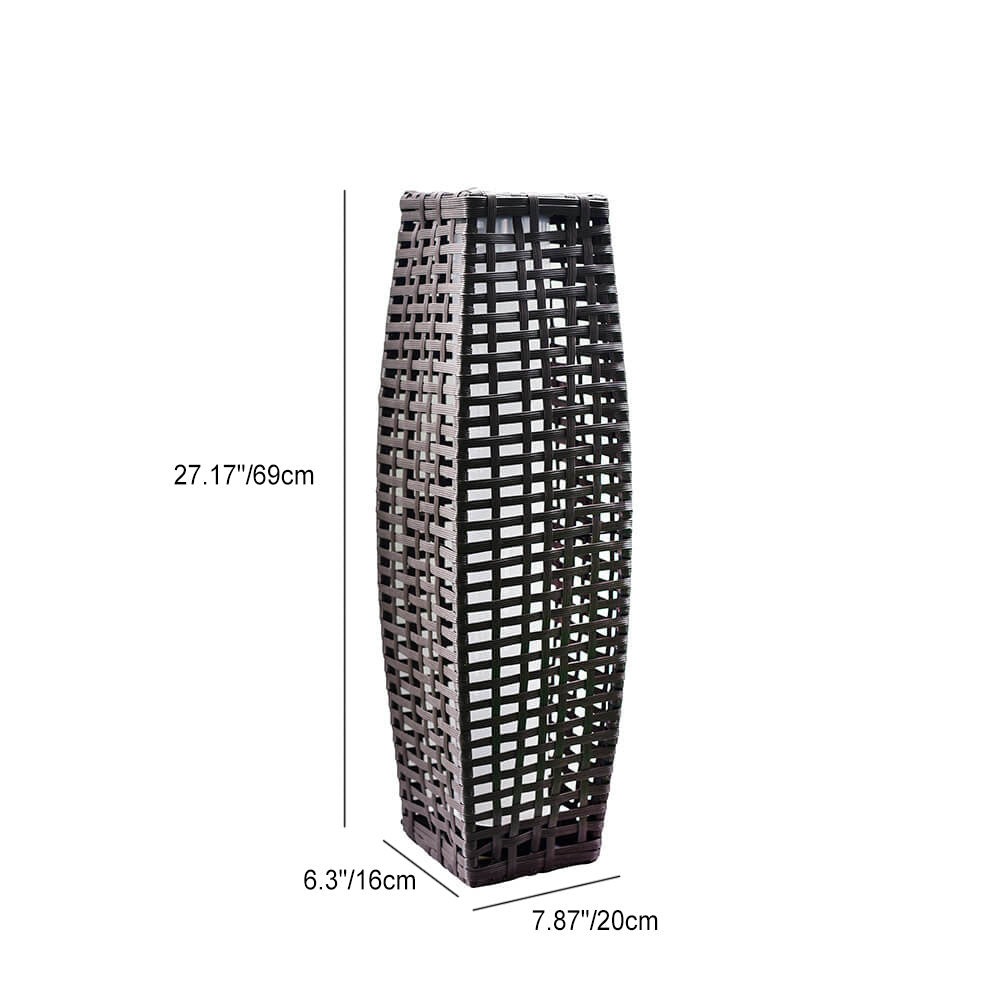 Luz de Paisaje Exterior LED Cilíndrica de Trabajo Abierto Minimalista Moderna Solar 