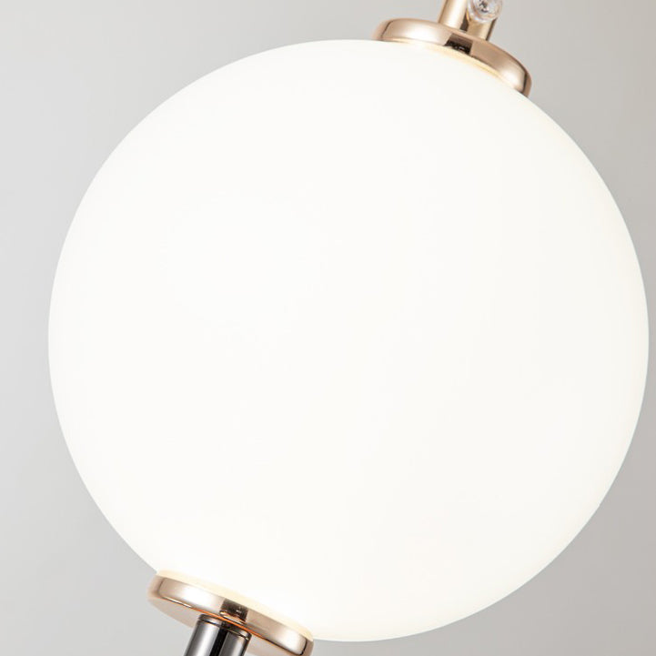 Moderne Art Deco Hebbare Multi Orb String Aluminium Acryl LED Pendelleuchte Für Schlafzimmer 