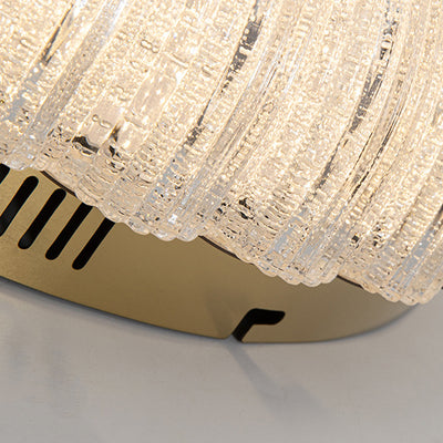Lumière de plafond LED encastrée en acrylique en acier inoxydable ronde minimaliste moderne pour salon 