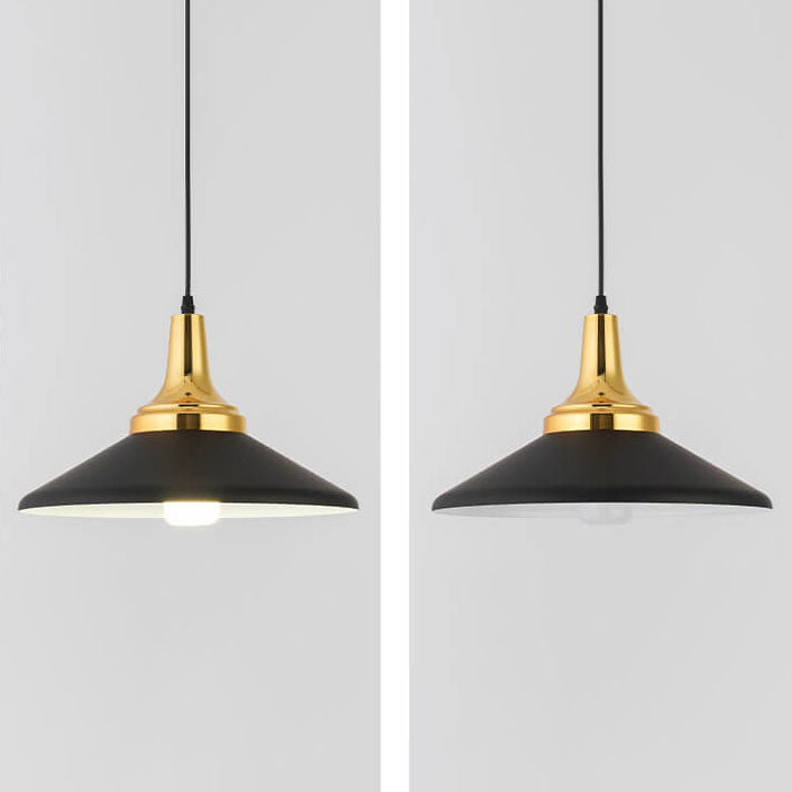 Lámpara colgante contemporánea nórdica de aluminio color macaron con diseño triangular de 1 luz para sala de estar 