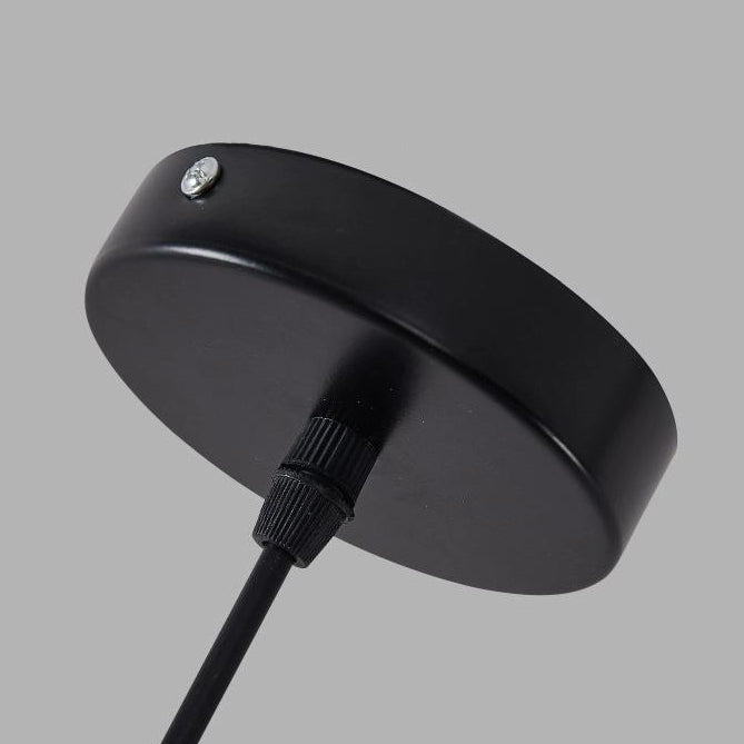Zeitgenössische Luxus Eisen Zylinder Rahmen Kristall Schatten 1-Licht Pendelleuchte für Wohnzimmer 
