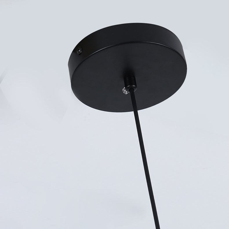 Moderne minimalistische lange Streifen Aluminium Acryl LED Insel Licht Pendelleuchte für Wohnzimmer 