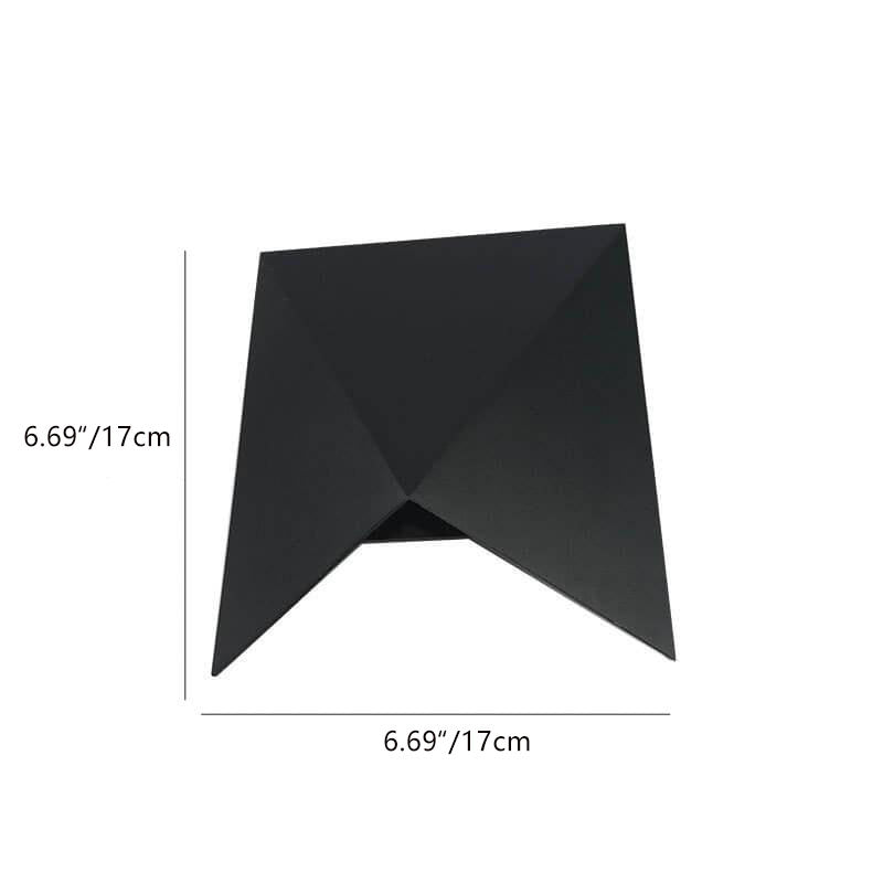 Moderne minimalistische Origami 1-Licht LED-Wandleuchte 
