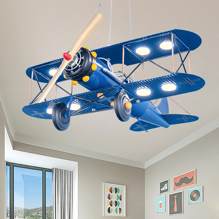 ثريا LED أكريليك للأطفال المعاصرين بتصميم الطائرات لأجهزة غرف النوم 