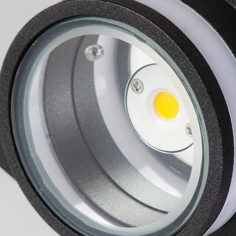 Aplique de pared con foco LED impermeable para exteriores industrial europeo 