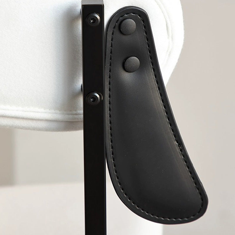 現代的なクリエイティブな子犬の形をしたベルベット張りのステンレススチールフレームの椅子、オープンバック、アームレス、リビングルーム用 