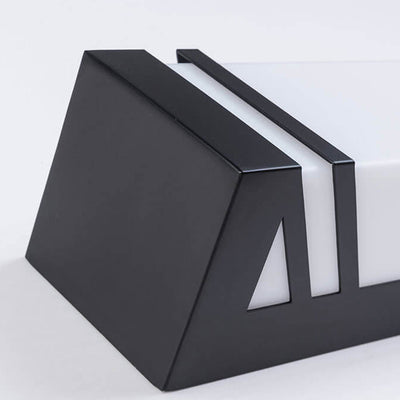 Industrial Waterproof Square LED Outdoor Sensor Wall Sconce Lamp