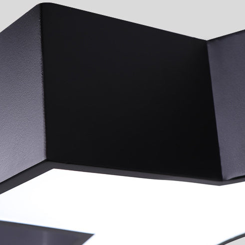 Zeitgenössische kreative Eisen-Gang-Acryl-Schatten-LED-Pendelleuchte für Unterhaltungsraum 