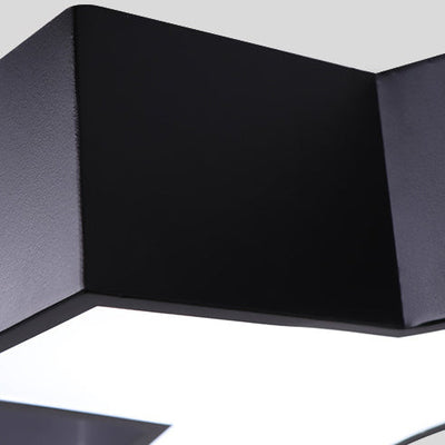 Lustre suspendu à LED avec abat-jour en acrylique et engrenage en fer créatif contemporain pour salle de divertissement 