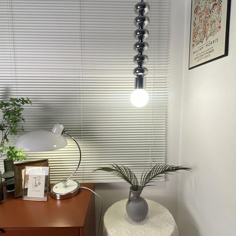 Simplicité Contemporaine Fer Gourde Suspension 1-Lumière Pour Salon 