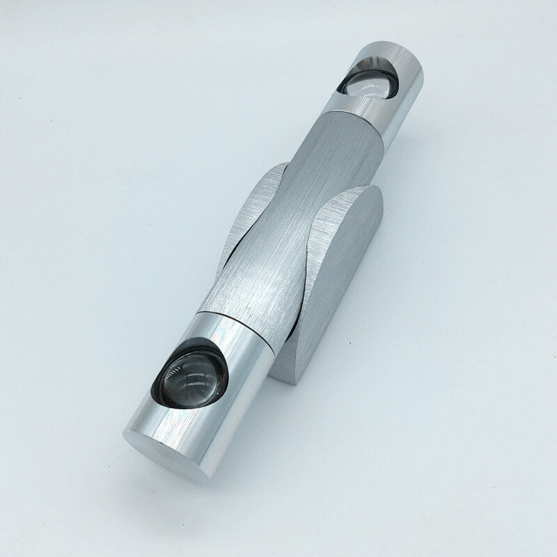 Lampe applique murale LED en aluminium rotative cylindrique moderne et créative 