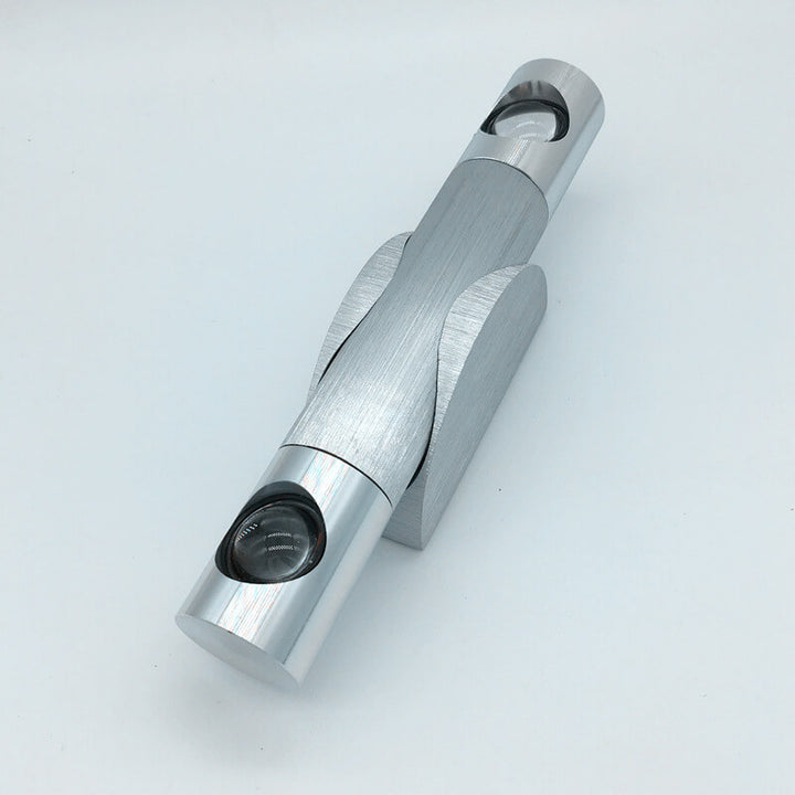 Lampe applique murale LED en aluminium rotative cylindrique moderne et créative 