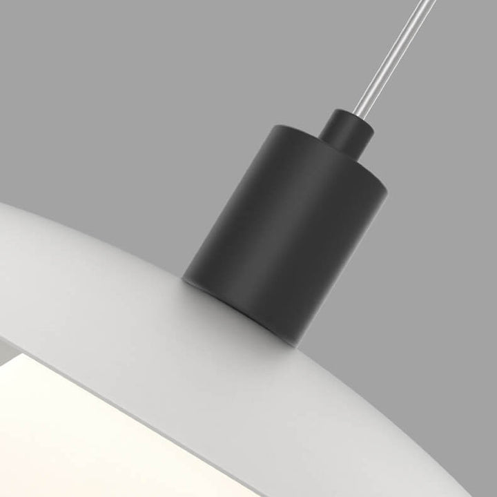 Suspension Luminaire à Bras Oscillant en Dôme en Aluminium Moderne Nordique à 1 Lumière 
