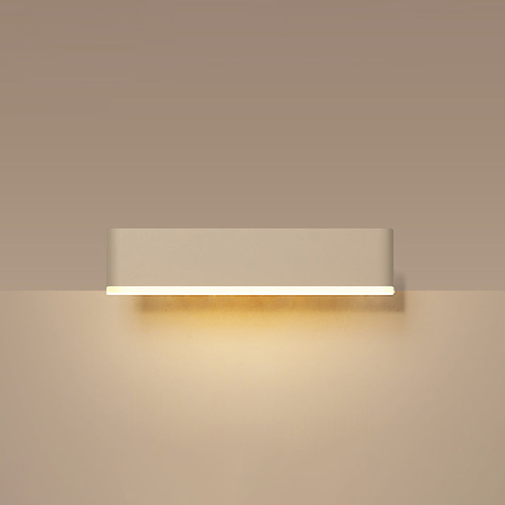 Applique murale LED en fer cuboïde acrylique minimaliste moderne pour chambre 