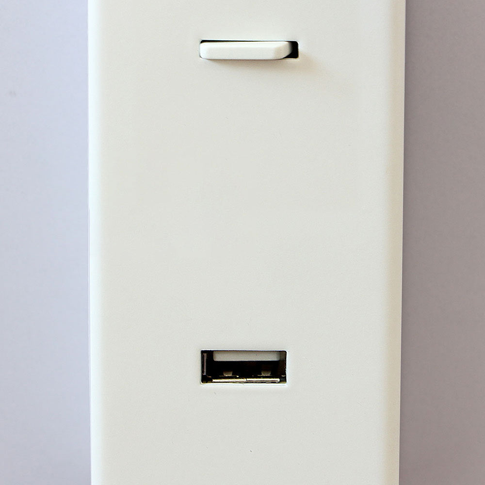 モダン ミッドセンチュリー ハーフシリンダー アイアン アルミニウム USB LED ウォール スコンスランプ 寝室用 