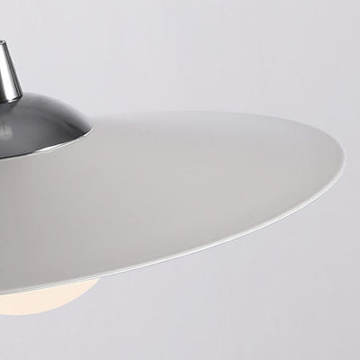 Modern Minimalist Art Wrought Iron Disc LED Pendant Light
