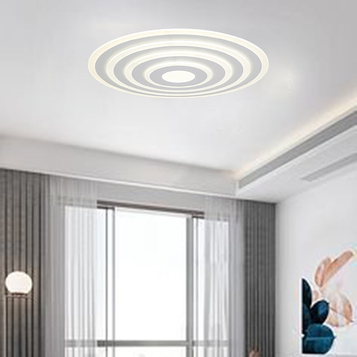 Moderne unbedeutende runde Eisen-Acryl-LED-Deckenleuchte für Schlafzimmer 