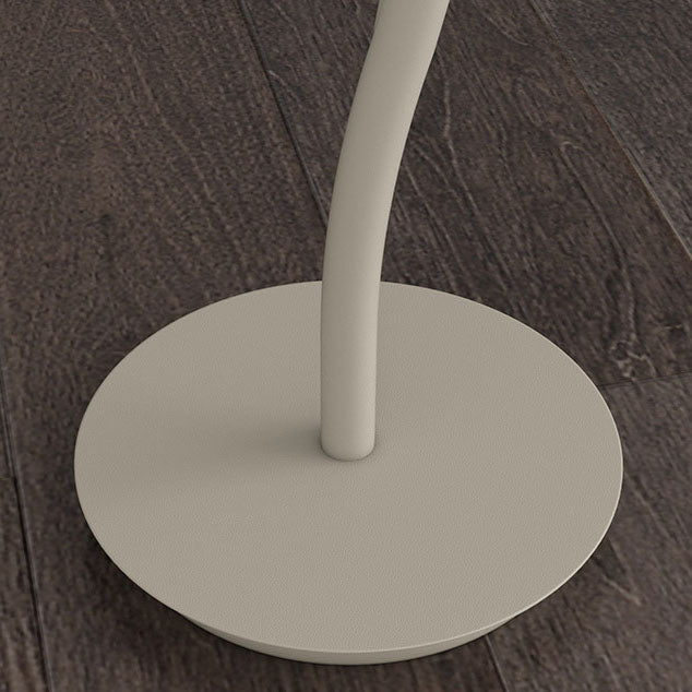 Lámpara de pie de 1 luz de plástico enrollado de hierro contemporáneo y creativo con tulipanes para sala de estar 