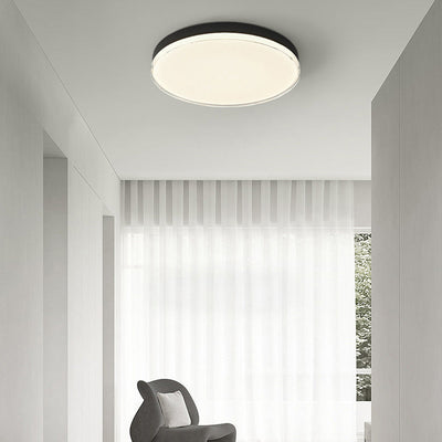 Moderne unbedeutende Aluminiumacrylsauer-runde Schatten-LED-Unterputz-Deckenleuchte für Schlafzimmer 