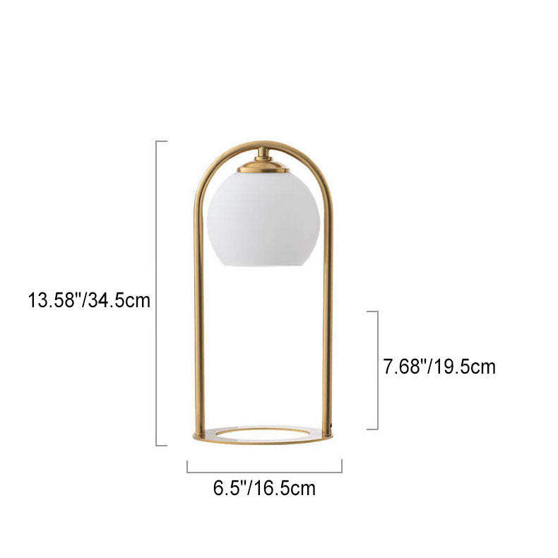 Lampe de table en cire fondante à 1 lumière avec base en matériel blanc crème simple nordique 