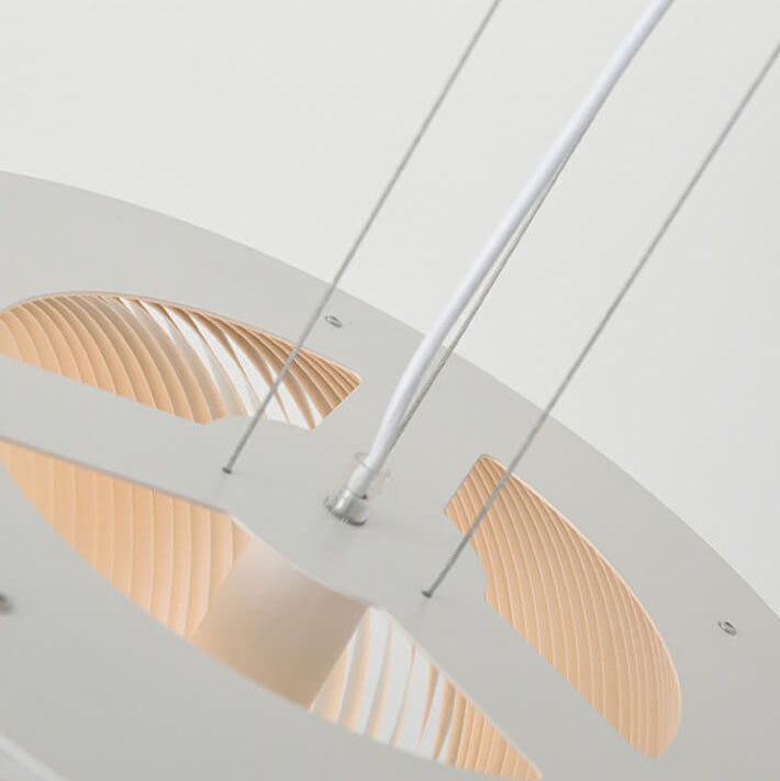 Hardware de linterna plisada de pergamino Wabi-Sabi japonés, luz colgante de 1 luz 