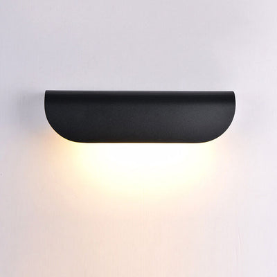 Lámpara de Aplique de Pared LED de Tira Larga de Aluminio Simple Impermeable para Exteriores 