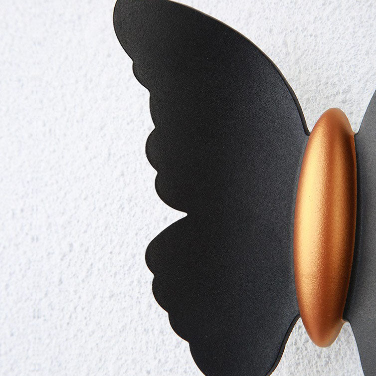 Applique Murale LED Extérieure en Aluminium Étanche Minimaliste Moderne avec Papillon pour Patio Extérieur 