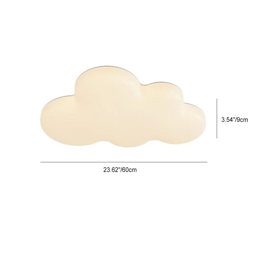 Contemporary Creative Kids Cloud PE LED Flush Mount Ceiling Light For Bedroom