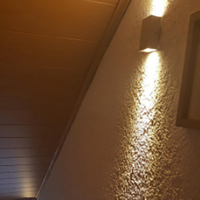 Modern Simplicity Waterproof Aluminum Cubic LED Wall Sconce Lamp For Outdoor Patio