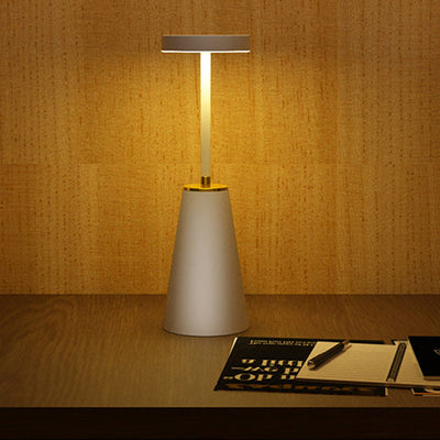 Moderne minimalistische zylindrische PC Eisen LED Tischlampe für Wohnzimmer 