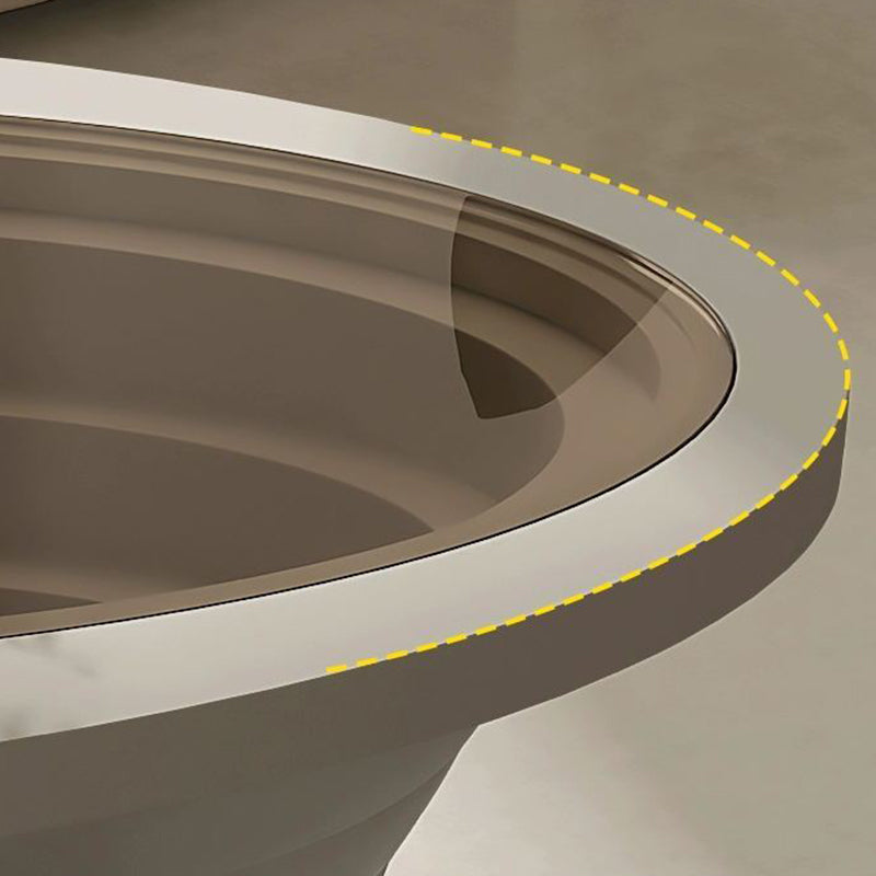 Table basse moderne de luxe ovale en verre avec plateau en fibre de densité pour salon 