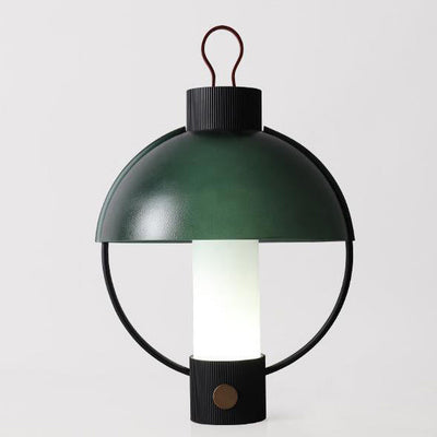 Zeitgenössische kreative runde Kuppelzylinder-Aluminiumglas-1-Licht-Tischlampe für Wohnzimmer 