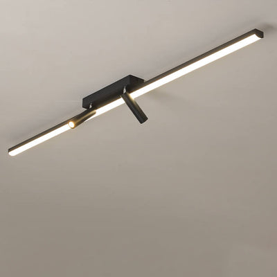 Modern Minimalist Long Strip LED Spotlight Flush Mount Ceiling Light