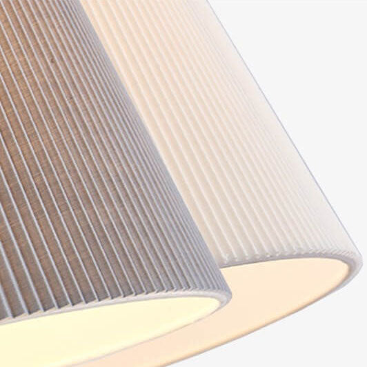 Lámpara de Mesa Moderna de Lujo Ligero Gris de Cerámica y Lino de 1 Luz 