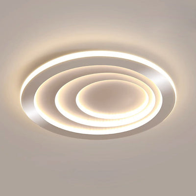 Zeitgenössische Einfachheit Eisen Rose Blume Wolke Form LED Unterputz Deckenleuchte für Wohnzimmer 