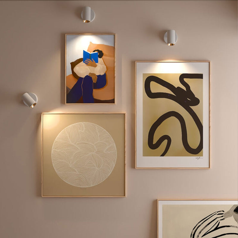 Lampe murale LED sans fil magnétique avec projecteur rechargeable moderne 