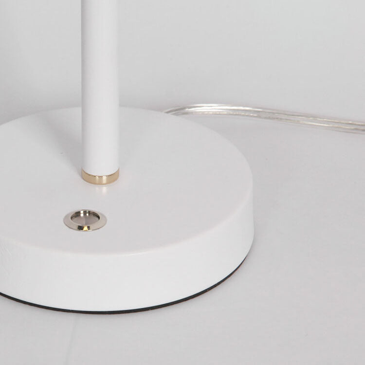 Modern Simplicity Acrylic Dual Ring Interlocking Iron Base LED Table Lamp