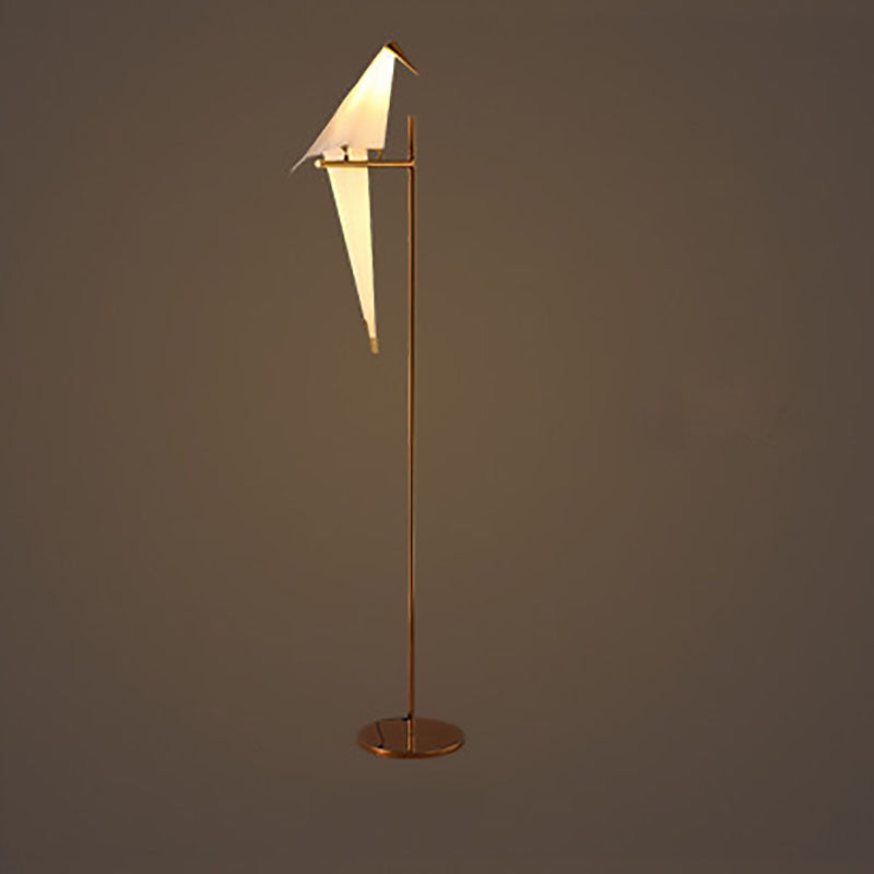 Modern Nordic Creative Iron Bird 1/2-Light Standing Floor Lamp