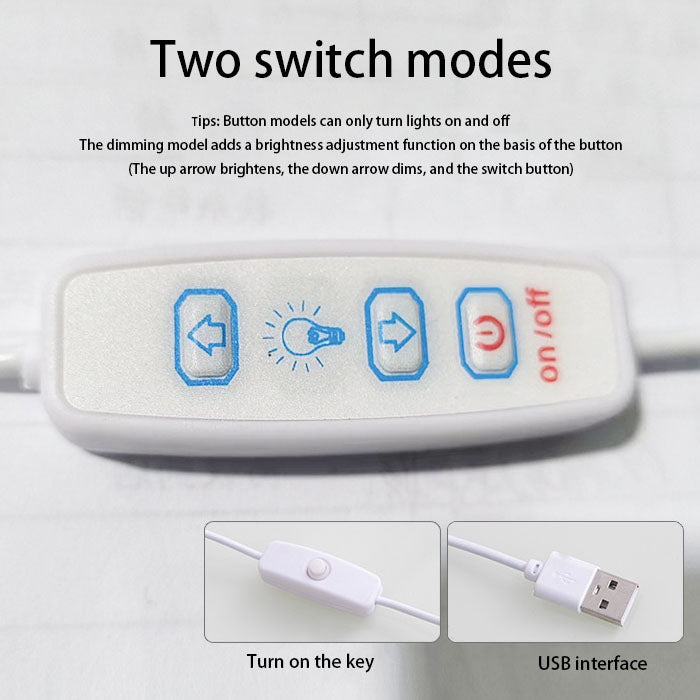 مصباح طاولة LED USB مربع من القماش الإبداعي المعاصر لغرفة النوم 