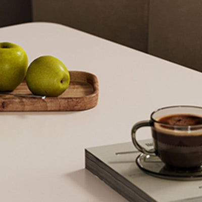 Zeitgenössischer Retro-Rechteckiger Holzplatten-Endtisch mit 4-stufigem Stauraum, beweglich für das Wohnzimmer 