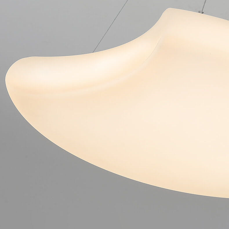 Scandinavian Creative PE Moon Lampshade LED Pendant Light