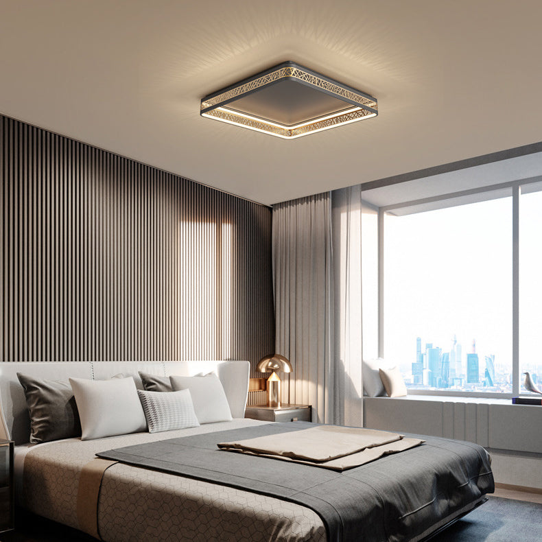 Plafonnier LED au design creux en forme de nid d&