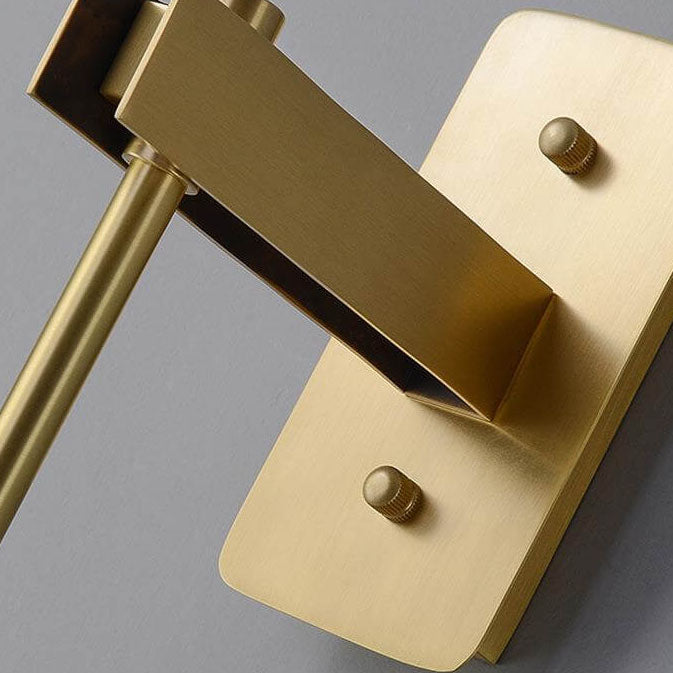 Lámpara de pared cilíndrica de vidrio y hierro de lujo contemporáneo de 1 luz para dormitorio y sala de estar 