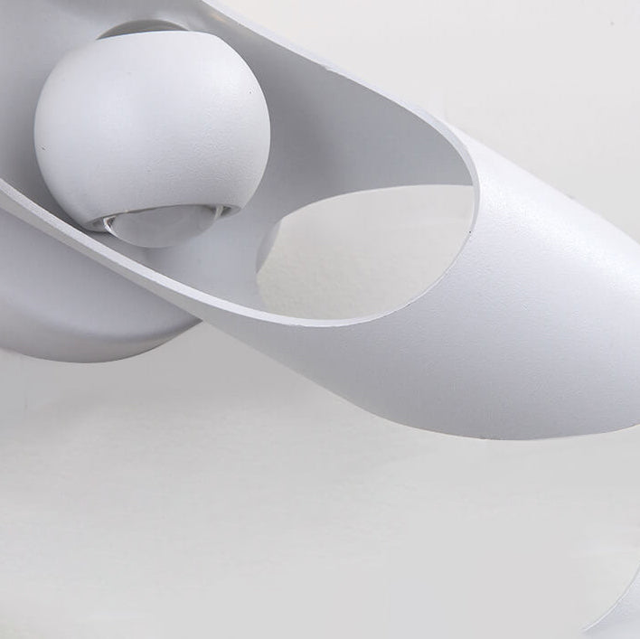 Modern Creative Hollow Cylindrical Aluminum LED Wall Sconce Lamp