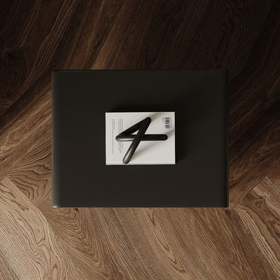 Table de chevet rectangulaire en bois et acier inoxydable minimaliste moderne à 2 tiroirs pour salon 