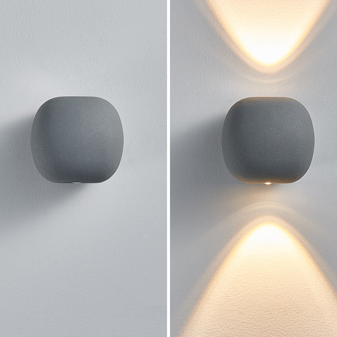 Applique murale LED sphérique en aluminium de simplicité moderne pour couloir 