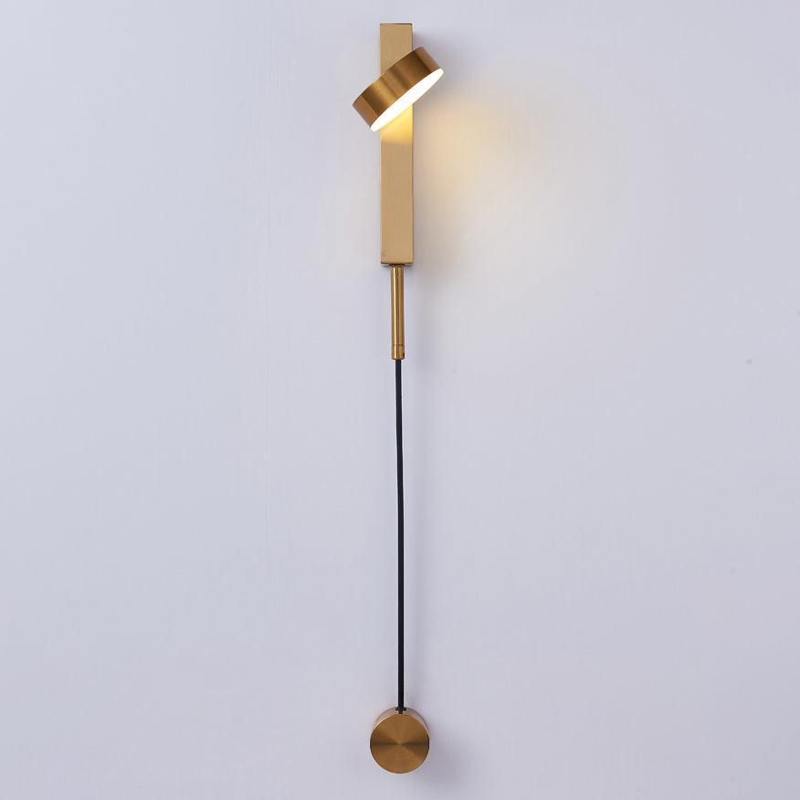 Moderne minimalistische lange Aluminium Eisen Acryl LED Wandleuchte Lampe für Schlafzimmer 